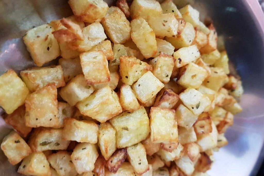 Air Fryer Sweet Potato Cubes