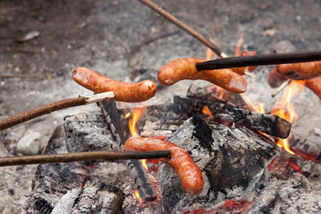 Traditional Kielbasa Cooking