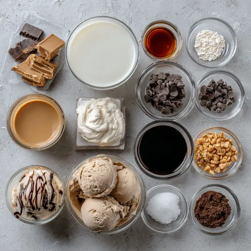 ingredient of Reese’s Peanut Butter Frappuccino
