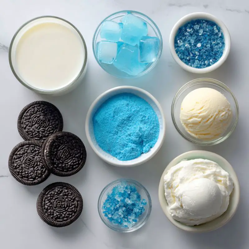 Ingredient Blue Raspberry Oreo Frappuccino