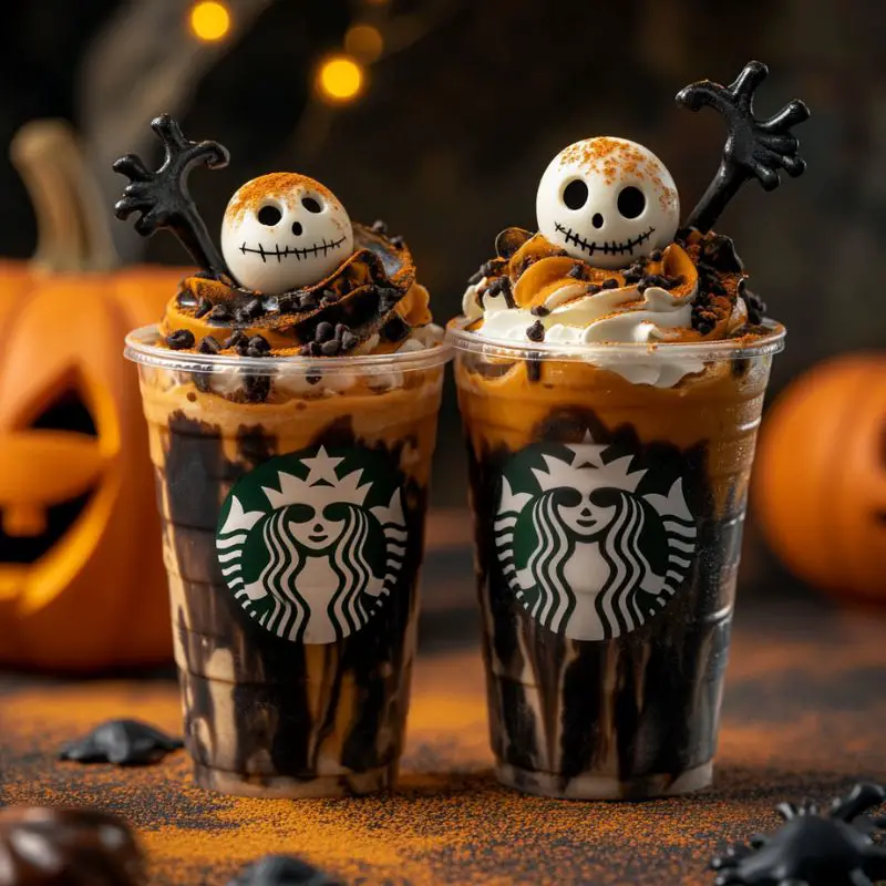 Jack Skellington Halloween Frappuccino